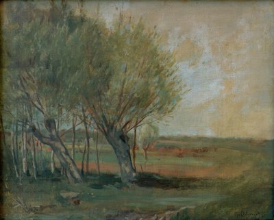 Paysage avec saules - Max Liebermann